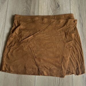 Forever 21 Tan Mini Skirt